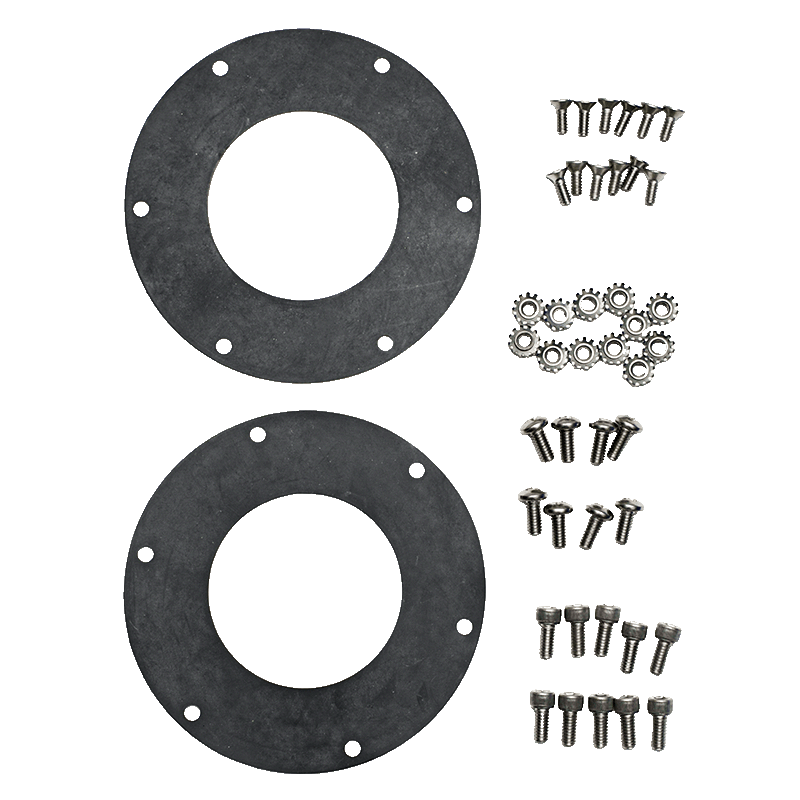 ELRING A4 Gasket Paper Solid Gasket Repair Kit - 6 Pieces, Exhaust Manifold